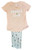 Brunch Club Peach Sorbet Tee   Capri Knit Pajama Sleep Set - Small