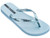 Ipanema Glam Womens Flip Flops Metallic Blue 10 US