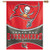 WinCraft NFL Tampa Bay Buccaneers Vertical Flag Black Large