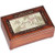 Cottage Garden Rosary Box Woodgrain Embossed Jewelry Music Box Plays Ave Maria