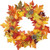 Delicaft 18 inch Fall Wreath Front Door Wreath Berry Wreath Harvest Autumn Wreath for Front Door Wedding Wall Home Thanksgiving Decor Yellow-D