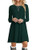 POPYOUNG Womens Long Sleeve T Shirt Dresses Casual Swing Dress S Dark Green POPYOUNG Womens Long Sleeve T Shirt Dresses Casual Swing Dress S Dark Green