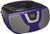 Unknown Sylvania Portable CD Player Boom Box with AMFM Radio Purple SRCD1025-Purple