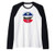 NAVY AIRCRAFT CARRIER USS GEORGE H_W_ BUSH CVN-77 Raglan Baseball Tee
