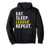 Eat Sleep League Repeat Sports Game Gaming Gift Pullover Hoodie