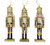 Kurt Adler Honey Bee Glittered Nutcracker Ornaments 3 Assorted