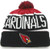 NFL Arizona Cardinals Mens Calgary Knit Cap One Size Dark Red