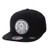 WITHMOONS Snapback Hat Illuminati Patch Hip Hop Baseball Cap AL2344 Black