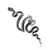 Sovats Ear Cuff Snake Earring For Women 925 Sterling Silver Oxizidize Surface - High Polished 925 Sterling Silver Ear Cuff Non-Piercing Clip on Cartilage Tragus Earrings