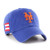 47 New York Mets Clean Up Hat Cap RoyalOrangePuerto Rico PR Flag Side Patch