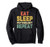 Eat Sleep Psychology Repeat Psychologist Funny Gift Vintage Pullover Hoodie