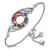Kate Lynn Christmas Bracelets for Women Phoenix Adjustable Link Bracelet Crystals from Swarovski Jewelry for Women Unique Bracelet Peacock Gifts for Mom Statement Jewelry