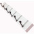 Wooden Wall Mounted Folding Rack Modern Wall Floating Coat Hook Rack Space-Saving Coat Hanger for Coats Hats Scarves Key White 6 Hooks