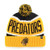 47 Nashville Predators Yellow Cuff Calgary Beanie Hat with Pom - NHL Cuffed Winter Knit Toque Cap