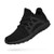 Biacolum Mens Non Slip Work Shoes Breathable Zapatos Tennis Running Walking Athletic Sneakers Tenis para Hombres Black New Size 12