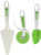 Curious Chef 3 Piece Pizza Set, Green