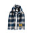 Littlearth NCAA Michigan Wolverines Plaid Blanket Scarf