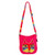 Laurel Burch Feline Faces Crossbody 6552 A_ Fuchsia