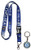 Bundle - 2 Items Chelsea Football Club 1 Premium Lanyard Key Chain and 1 Chrome Spinner Key Ring