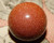 Spiritual Elementz Reiki Healing Red Goldstone Gemstone Sphere Ball 40-50mm_