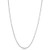 Sterling Silver Round Wheat Chain Necklace 2 mm 24 inch