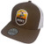HOOEY Cheyenne Brown and White 5 Panel Flexfit with White and Orange Patch L-XL