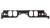 Brodix MG2021 Intake Gasket Set for Big Block Chevy