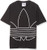 adidas Originals mens Big Trefoil Blocked T-Shirt BlackWhite Medium