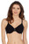 Le Mystere Second Skin Unlined Bra Powerful Support Lightweight Feel Black