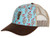 ARIAT Cactus Panel Mesh Back Cap TurquoiseBrown One Size