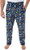 Looney Tunes Mens Daffy Duck Bugs Bunny Taz Marvin Martian Allover Toss Print Lounge Sleep Pajama Pants Large