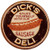 Dick's Sausage Tin Sign 12 x 12in