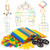 PicassoTiles 600pc Construction Toy Straw Building Set Children STEM Learning Interlocking Building Toys Creative Straw Connecting Builder Kits Early Education Kit for Kids Boys   Girls Ages 3 PTS600