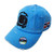 Adjustable Vintage Cap Dominican Republic RD and Shield Neon BlueBlack Shield