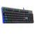 Redragon K509-RGB PC Gaming Keyboard 104 Key Quiet Low Profile RGB Keyboard Backlit Dyaus Pro Mechanical Feel Keyboard for Windows PC with Edge Side Light Illumination