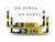 Rico Iowa Hawkeyes NCAA Set of 2 Chrome Metal License Plate Frames with Bold Full Frame Design