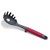 Joseph Joseph Elevate Spaghetti Server Spoon Nylon with Integrated Tool Rest Cooking Utensil Kitchen Tool Silicone Handle Dishwasher Safe Red