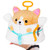 Squishable  Undercover Corgi in Angel 7 Plush