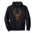 Deer Hunting Season Hunt Wildlife Mule Deer Hunter Antlers Pullover Hoodie