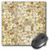 3D Rose "Tropical White Hawaiian Flowers Vintage Style" Matte Finish Mouse Pad - 8 x 8" - mp_79107_1