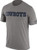 NFL Dallas Cowboys Mens Nike Legend Essential Wordmark 3 Tee Dark Heather Gray X-Large