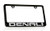 GMC Denali Black Coated Metal License Plate Frame Holder