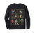 DC Comics Justice League Text Stack Portraits Long Sleeve T-Shirt