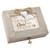 Cottage Garden Do All Things Through Christ Ivory Distressed Jewelry Music Box Plays Amazing Grace