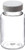 Qorpak PLC-06591 Packer Bottle with 38-400 White Polypropylene SturdeeSeal Polyethylene Foam Lined Cap 4 oz Clear Pack of 48