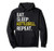 Eat Sleep Kettlebell Repeat Fitness Train Hoodie