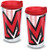 Tervis Miami University RedHawks Colossal Tumbler with Wrap and Red Lid 2 Pack 16oz Clear