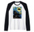 DC Comics Batman Starry Night Style Painting Raglan Baseball Tee