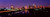 Posterazzi PPI142357L Buildings lit up at the waterfront Philadelphia Schuylkill River Pennsylvania USA Poster Print 36 x 12