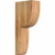 Ekena Millwork COR06X12X28CRE00RWR Crestline 12D x 28H 6W Western Red Cedar Rough Sawn Corbel